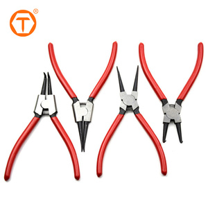 Heavy Duty 4Pcs 7" External Internal Circlip Pliers Kit Spring Loaded Snap Ring Pliers <strong>Set</strong> for Ring Remover Retaining - Product Image 1