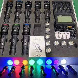 Tank007 CI02 chuyên nghiệp Torch ánh sáng pháp y bằng chứng Bộ sưu tập lunterna LED đồng phục tội phạm cảnh Pháp Y Bộ dụng cụ đèn pin - Product Image 1