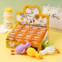 Jouet Squishy en caoutchouc doux en forme de canard et d'oie pour soulager le stress des enfants