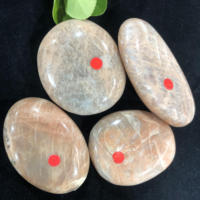 Đá Cọ Đá Đào Moonstone Đánh Bóng Tự Nhiên Chất Lượng Cao Đá Cọ Đá Thạch Anh Chữa Bệnh Để Trang Trí