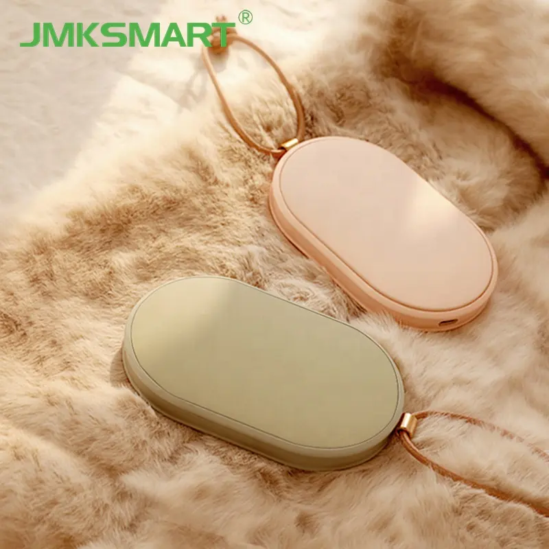 2022 New 5000mAh Winter USB Rechargeable Cute Mini Portable Battery Pocket Hand Warmer Electric Reusable Power Bank Hand Warmer