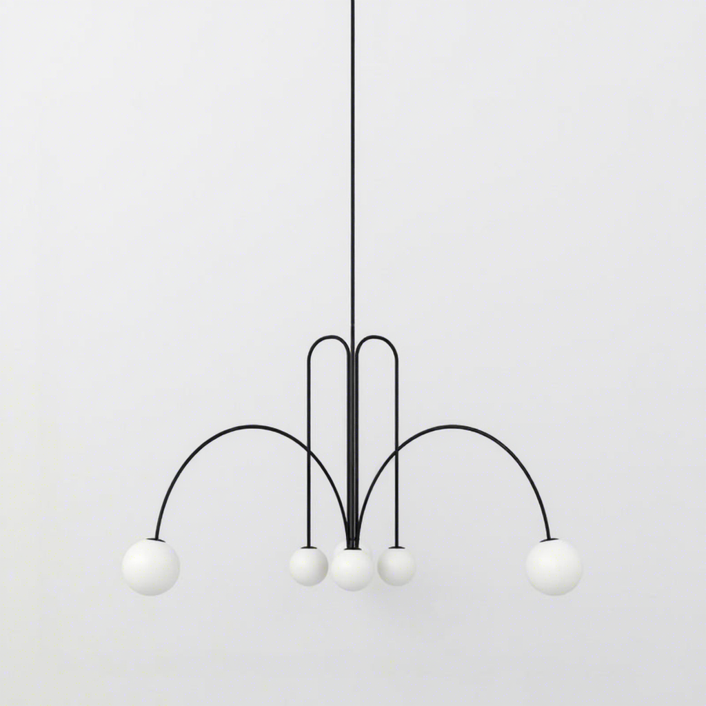 6 têtes D 100cm x H 50cm / Noir