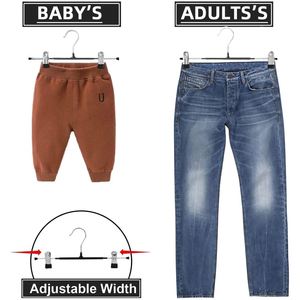 Cintre à pinces métalliques de haute qualité pour pantalons, vente en gros - Product Image 4