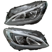 Phares remis à neuf de marque TC 12V 6000K pour Mercedes-Benz Classe C W205 Modèles anciens 2015-2018 70W 6000 lm