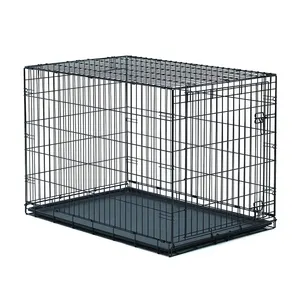 Cage pliable en métal pour animaux de compagnie, grand chenaux, Xxl, pliable, pour chiens