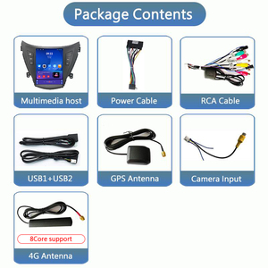 Carplay 9.7 inci layar sentuh vertikal mobil Android pemutar DVD GPS mobil Stereo mobil untuk Hyundai <span class=keywords><strong>Elantra</strong></span> 2014-2016 - Product Image 3