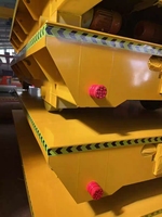 Nouvelle chariot de transfert à plateau plat électrique à batterie Okoda de 50 tonnes, télécommande, 48V DC, construction, garantie 1 an