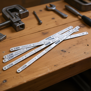 Hojas de sierra de mano Lion para metal, 30 cm, acero al carbono flexible, Stanley 15-842 15-843 15-844 - Product Image 3