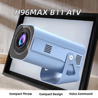 YDH H96 Max B11WiFi 6 2.4G/5G Business & Education 4K Allwinner H716 4K Projecteur 200 Lumens1280 * 720P Android 11.