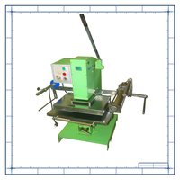 Mesin Hot Stamping Manual HM-TC2129 Laris Manis, Mudah Dioperasikan, Tekanan Tinggi, Pencetak Kulit, 220V
