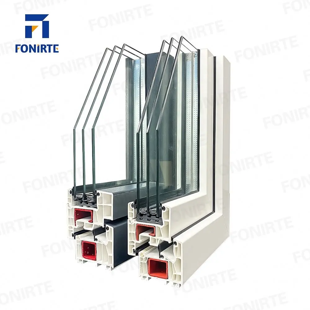 PVC upvc Windows perfil máquina de extrusión bajo precio barato plástico upvc ventana