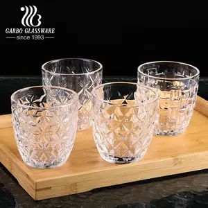 Cetakan Campuran gelas kaca putih kristal transparan terukir juicer tumbler air minum gelas gelas wiski anggur