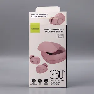 Boîte d'emballage d'écouteurs de casque Bluetooth personnalisée en usine Boîte d'emballage de produit électronique