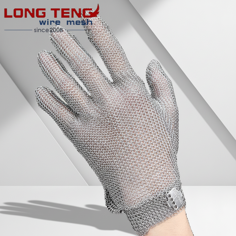 Woven Stainless Steel Wire Safety Gloves