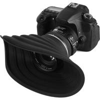 Pare-soleil universel pliable en silicone de 30-50 mm pour objectifs d'appareil photo