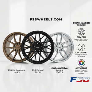 Jantes en alliage forgé, jantes en fibre de carbone, 17-26 pouces, 5x120, 5x112, 5x114.3, pièces pour RS6, G87, M2, CLA45, jantes de voiture FSB - Product Image 5