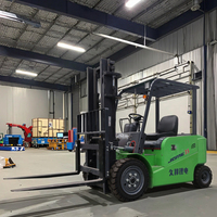 Chariot élévateur à palettes électrique manuel télescopique JIUBANG 4WD AC, capacité de charge de 3 tonnes, état neuf, garantie 1 an