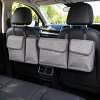 Organisateur de siège auto pour enfants, sac de rangement multi-poches pour siège arrière avec support pour tablette, accessoire de voyage pour les voyages en famille