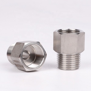 Adaptador de Acero Inoxidable 304 de Fábrica, Piezas Mecanizadas por Torno CNC No Estándar, Conector de Rosca Macho-Hembra - Product Image 6