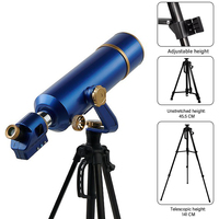 Telescopios astronómicos con imágenes alimentadas por IA Binoculares inalámbricos Telescopio profesional de rotación de 360 °