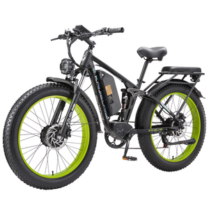 Bicicleta Eléctrica de 26 Pulgadas, 52V, 26Ah, Litio, Largo Alcance, Frenos de Disco Hidráulicos, Cuadro de Aluminio, Motor Dual sin Escobillas, Ecológica, para Hombre y Mujer - Product Image 4