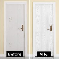 Papier peint autocollant en vinyle imitation bois blanc ORON, film PVC 3D auto-adhésif, imperméable, en rouleau, pour meubles, armoires, décoration intérieure