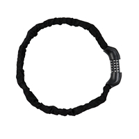 Candado de Bicicleta con Cable Codificado, Candado de Combinación de 5 Dígitos, Candado de Cadena de Alta Seguridad