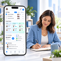 Gelişmiş Proje Yönetimi Proje Yönetimi Uygulama Geliştirme IOS Android İçin Görev Atama Kanban Panosu LionCreate