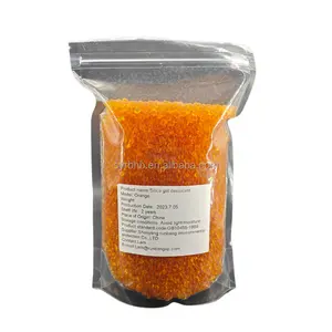 Orange desciccant1.6-2.5mm gel de silice gelsilica dessiccant gel de silice dessiccant gel de silice pour l'humidité