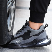 Chaussures de sécurité Guyisa, best-seller, pas chères, de haute qualité, pour le travail et le sport, avec embout en acier, grandes tailles 48, chaussures de sécurité tendance pour hommes