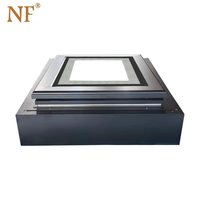 Fenêtres en verre de toit en aluminium de style ouvert moderne pour balcon, escalier, cuisine - Aluminium vertical à ouverture verticale