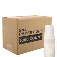 Gobelets en papier jetables personnalisables à paroi simple, étanches, écologiques, pour boissons et services alimentaires, vente en gros, prix d'usine