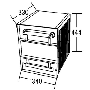 Électrode de dépoussiéreur Amano NEK270150, type aspiration inversée, installation à trou traversant en acier - Product Image 3