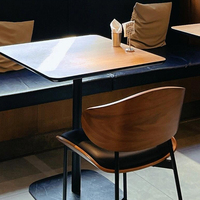 Table basse et ensemble de chaises chaise de loisirs Bar Restaurant meubles Restaurant sièges café Table à manger ensemble de chaises pour centre commercial