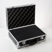 U-WORTHY Boîte à outils portable longue et légère en alliage d'aluminium avec serrure, grande capacité, taille et forme personnalisables, logo personnalisé