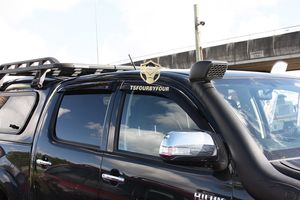 2012-2014 extérieur Voiture Pluie Bouclier Acrylique Fenêtre Pare-Soleil Pour Hilux Vigo Champion Accessoires - Product Image 3