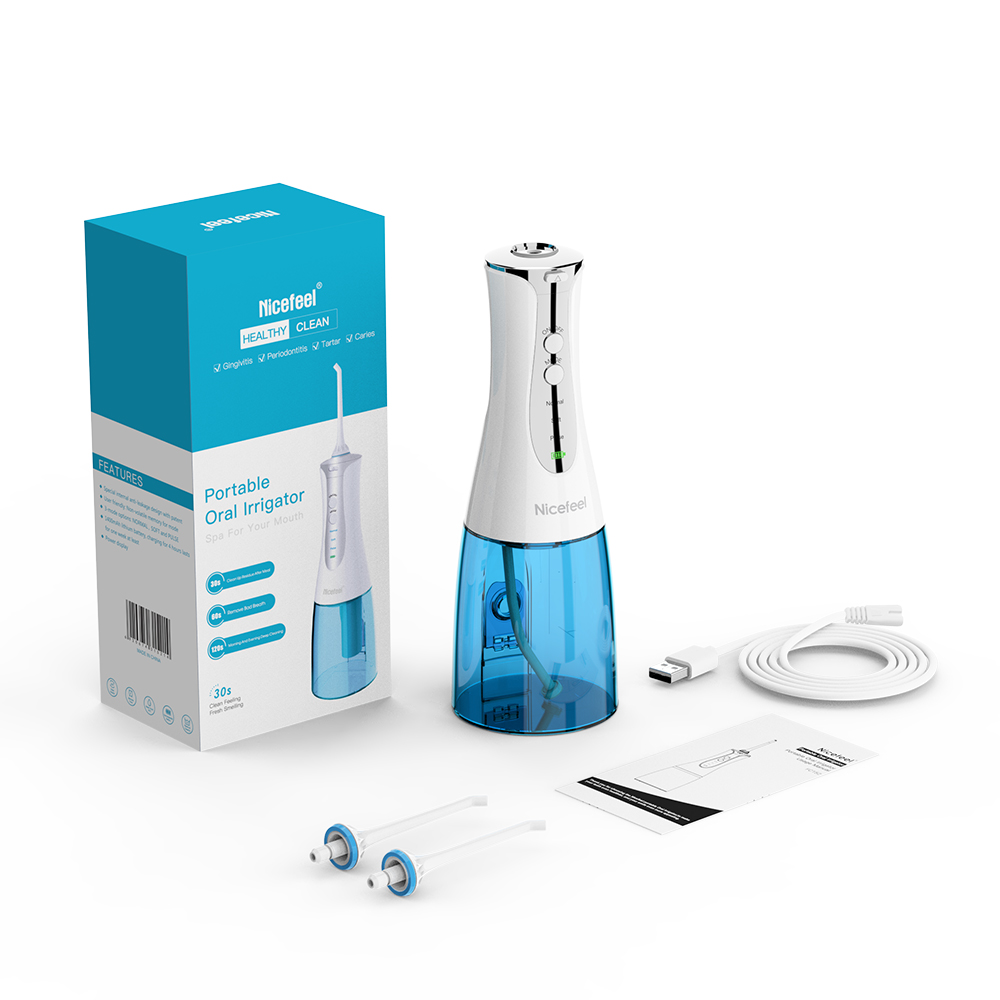 Чистящее средство для зубов Портативный мини аккумуляторная путешествия снятия зубного камня флотсер нитью мощность полости рта воды ирригатор для полости рта воды Ирригатор