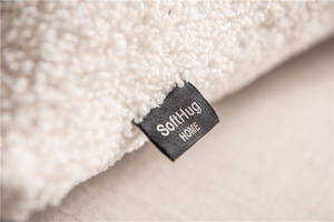 Cojines decorativos para el hogar modernos cuadrados 45X45CM <span class=keywords><strong>funda</strong></span> de cojín de piel sintética de oso de peluche suave - Product Image 3