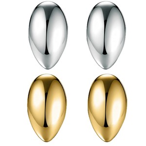 Pendientes con forma de lágrima, joyería de fiesta de aleación de zinc, oro y plata - Product Image 5