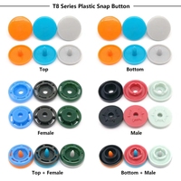 Bouton-pression T15 T17 en résine plastique écologique Source Factory T3 T5 T8