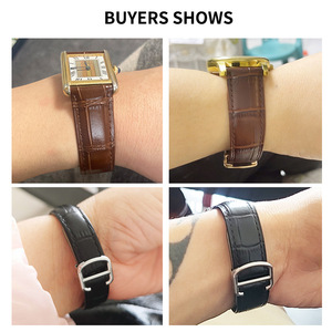 Cinturino di ricambio per <span class=keywords><strong>Cartier</strong></span> Tank Solo con design London Key, <span class=keywords><strong>modelli</strong></span> da uomo e da donna, 17/18, 20, 22, 23, 25 mm. - Product Image 4