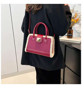 Nuevo bolso bandolera retro estilo coreano con cremallera para mujer, con forro de poliéster PU, bolso de mano moderno para mujer - Product Image 3