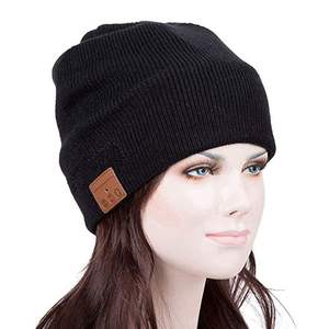 Auriculares inalámbricos con Bluetooth, cascos con micrófono <span class=keywords><strong>para</strong></span> exteriores, ciclismo, senderismo, luz LED, sombrero de punto <span class=keywords><strong>para</strong></span> Xiaomi, Invierno - Product Image 4