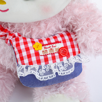 Boneka Domba Keriting Kawaii Grosir, Mainan Boneka Domba Pink Putih, Hadiah Pasangan & Persahabatan, Dekorasi Rumah, Hadiah Anak