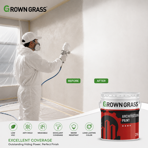 GROWN <b>GRASS</b> Zero VOC Acrylic Matte for Paint for Living Room Bedroom Wall Finishing OEM Factory Direct Supply - Product Image 6