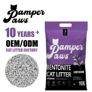 ทรายแมวเบนโทไนต์บดละเอียด Pamper Paws 5 กก. สีเทา/ขาว จับตัวเป็นก้อนเร็ว ปราศจากฝุ่น ควบคุมกลิ่น ดูดซับดีเยี่ยม จากมองโกเลียใน - Product Image 1