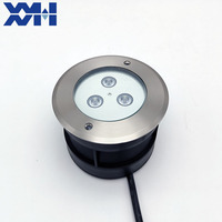 Luz LED Subterránea Empotrada para Piscinas, Antideslumbrante, IP68, Acero Inoxidable 304, RGB DMX512, para Proyectos Arquitectónicos Emblemáticos
