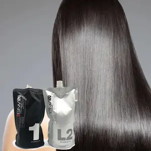 Crème permanente de défrisage de cheveux de prix usine pour les cheveux de femmes noires africaines 600ml * 2