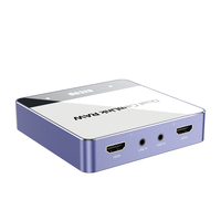 Ezcap361 USB 3.2 Typ C Dual Cam Link 4K30 Videoaufnahmekarte mit Audio für OBS VMix AMCap Live-Streaming