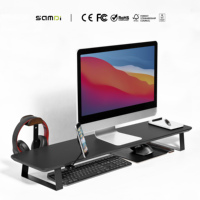 SAMDI 2026, Escritorio Plegable de Madera para Computadora, Material de Superficie de Madera, Modelo Comercial para Sala de Estar Sd-042, Gran Venta